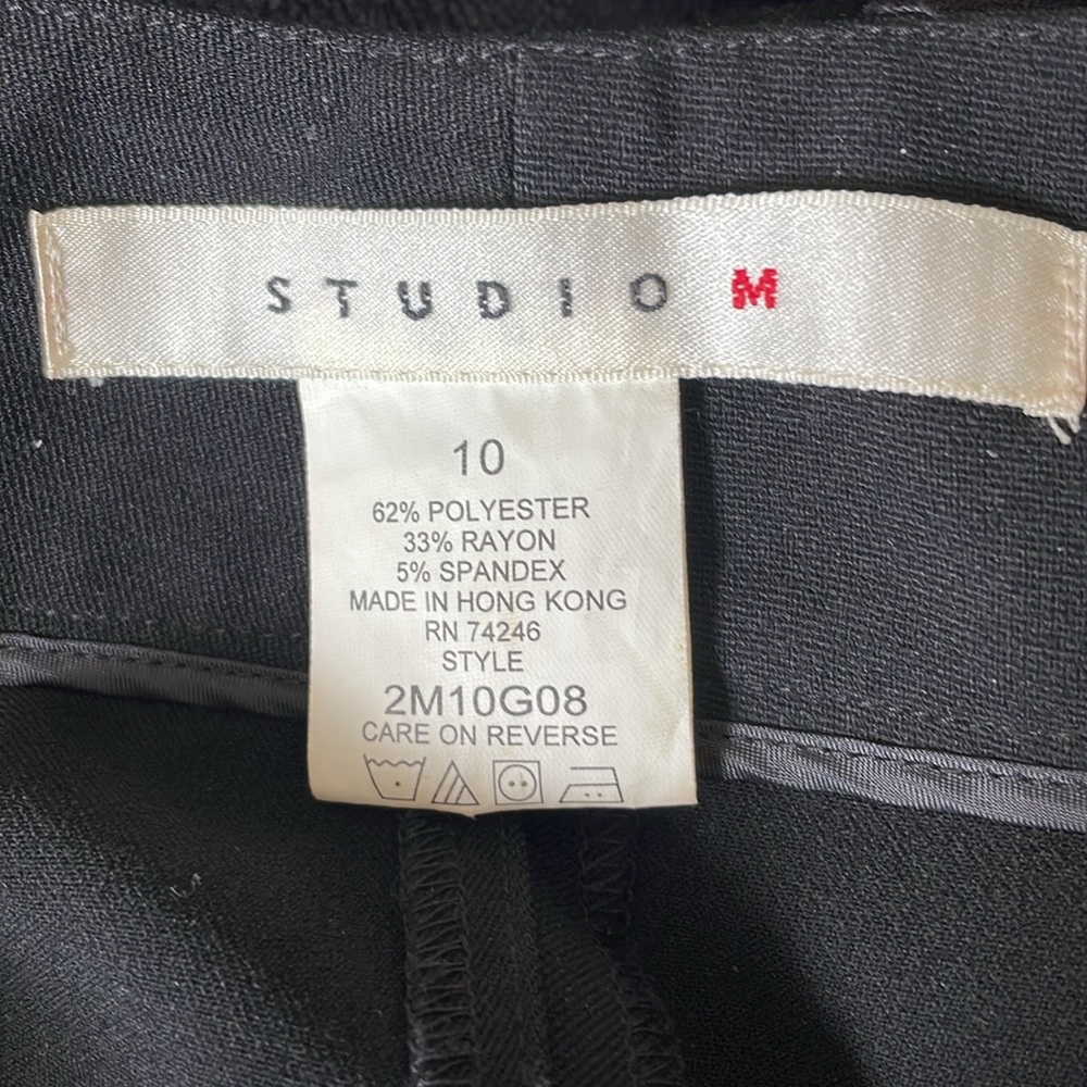 Studio M ( Max Studio) Tuxedo Pants View 3